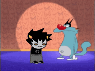 Oggy And The Cockroaches Karkat GIF