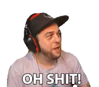 Oh Shit Doodybeard Sticker