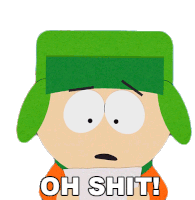 Oh Shit Kyle Broflovski Sticker