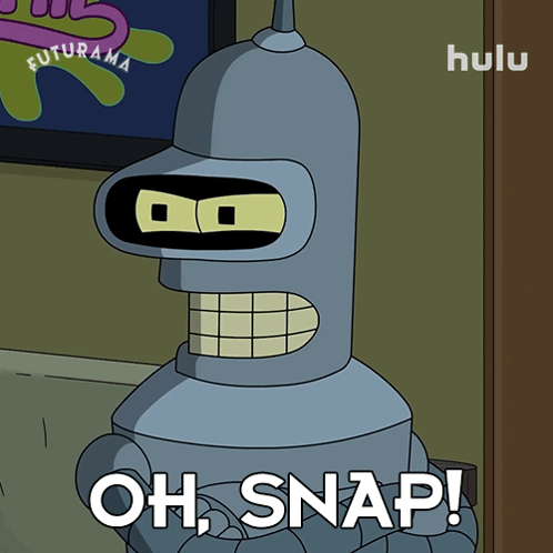 Oh Snap Bender GIF
