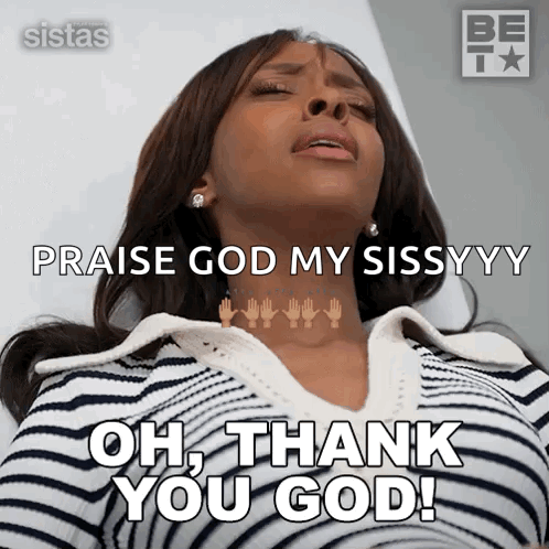 Oh Thank You God Karen Mott GIF