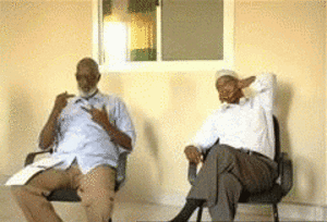 Old Somali Men Discussing Explaining Talking Sitting Somali Man Explaining GIF