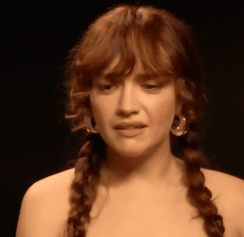 Olivia Cooke Olivia Cooke Akward Smile GIF