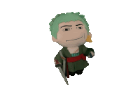 One Piece Zoro Sticker