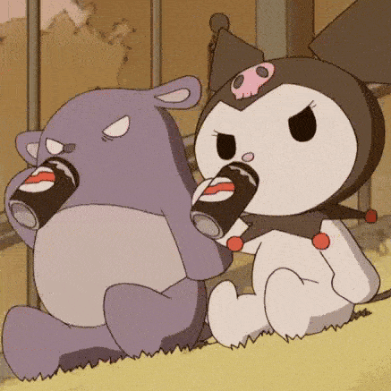 Onegai My Melody Kuromi GIF