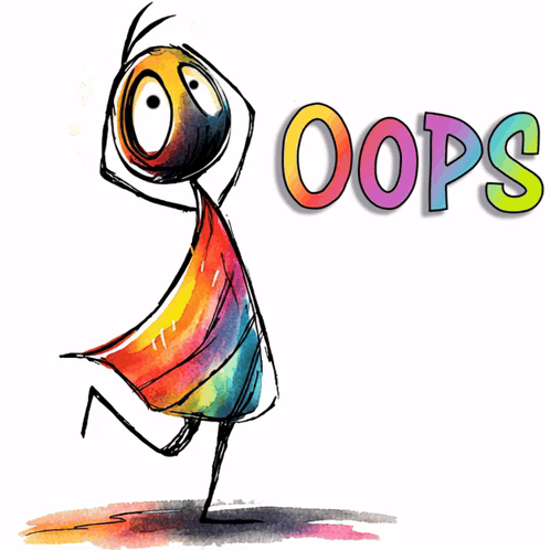 Oops Mistake GIF