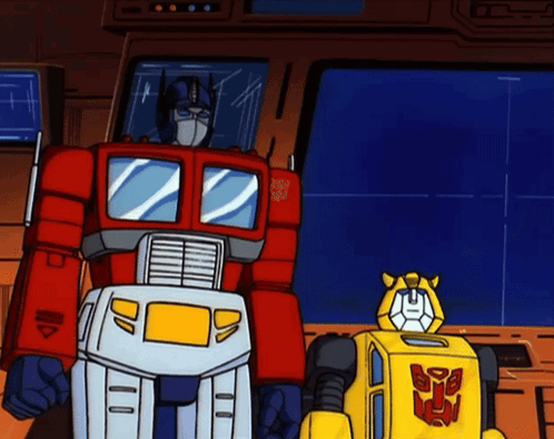 Optimus Prime Bumblebee GIF