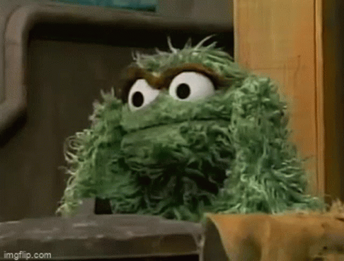 Oscar The Grouch Sesame Street GIF