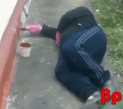 Painting Lazy GIF