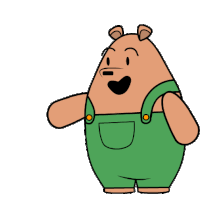 Pantsbear Goodjob Sticker