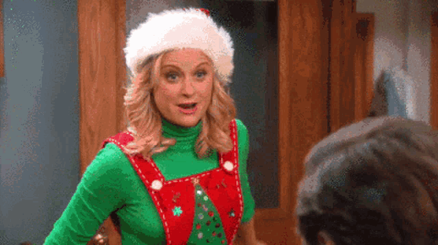 Parksandrec Christmas GIF