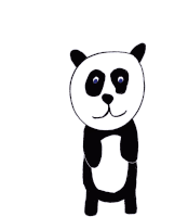 Patient Panda Veefriends Sticker