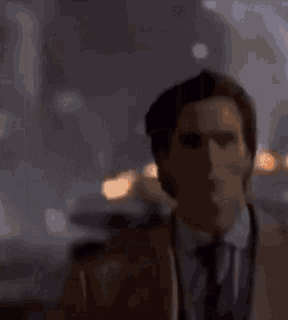 Patrick Bateman Run GIF