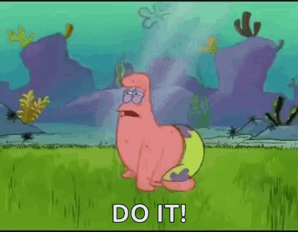 Patrick Starfish Cough GIF