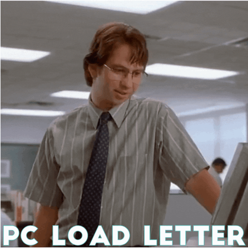 Pc Load Letter Office Space GIF