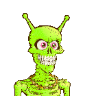 Peace Alien Sticker