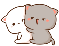 Peach And Goma Goma Sticker