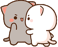 Peach Goma Sticker