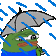 Peeporain Sad Sticker