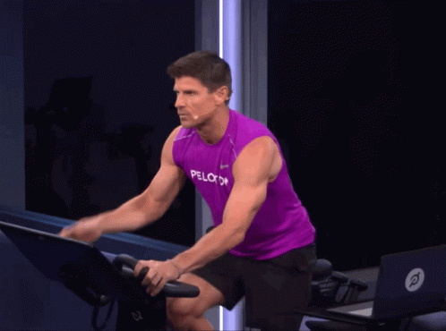 Peloton Spinning GIF