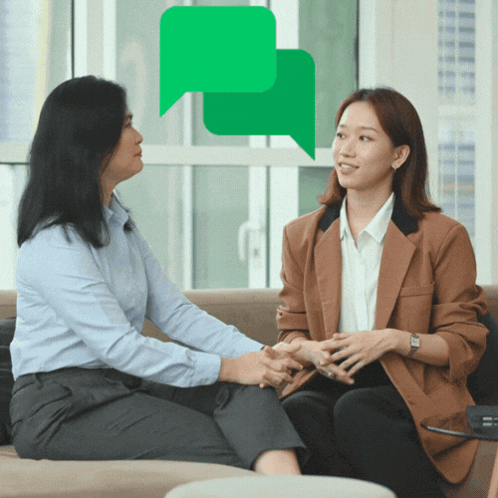 People Talking People Talking - Emerald Chat GIF