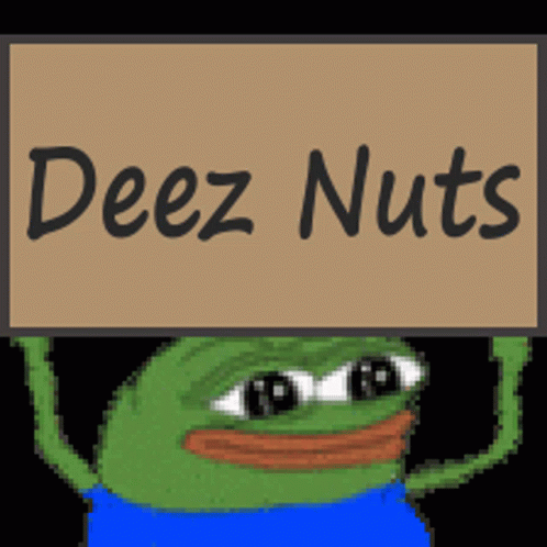 Pepe Deez Nuts Pepe The Frog GIF