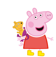 Peppa Pig Back To School Sticker