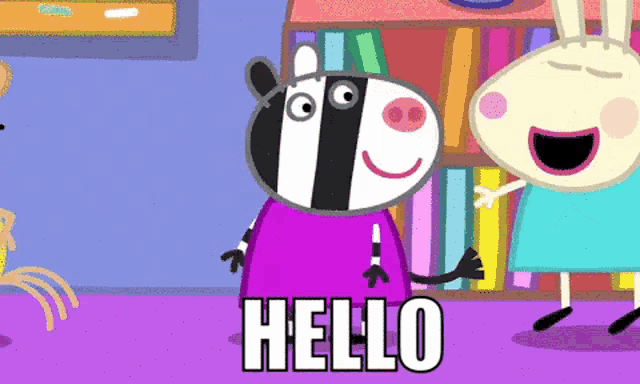 Peppa Pig Hello GIF
