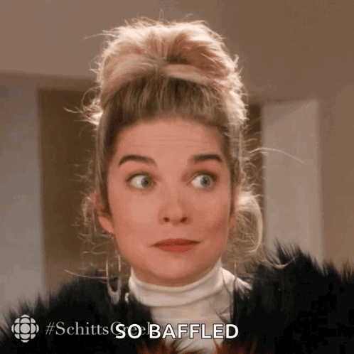 Perplexed Alexis Rose GIF