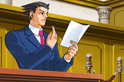 Phoenix Wright Ace Attorney GIF