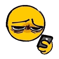Phone Looking At Phone Sticker