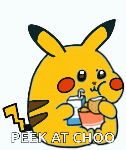 Pikachu Burger GIF
