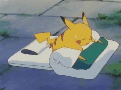 Pikachu Sleep GIF