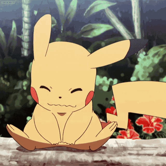 Pikachu Yawn GIF