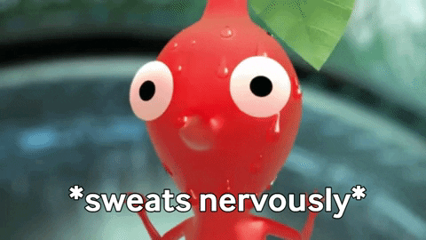 Pikmin Nervous GIF