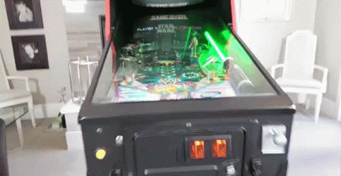 Pin Ball Machine Star Ward Theme GIF
