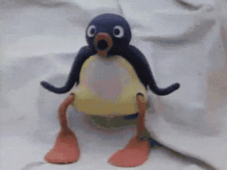 Pingu Shocked GIF