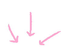 Pink Arrows Sticker