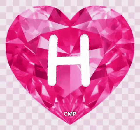 Pink Heart Sticker GIF