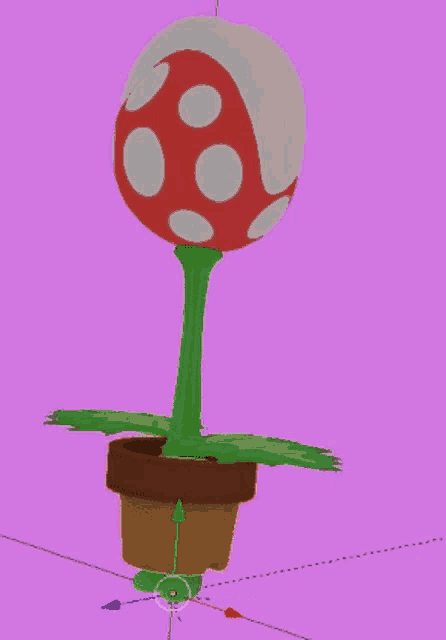 Piranha Plant No Pot GIF