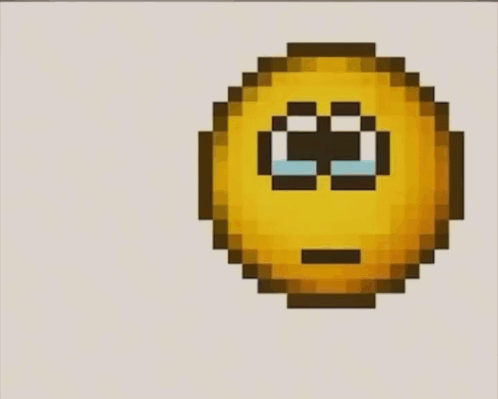 Pixel Emoji Pixel Chorando GIF
