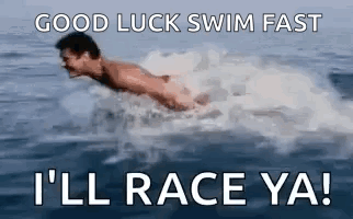 Planking Waterski GIF