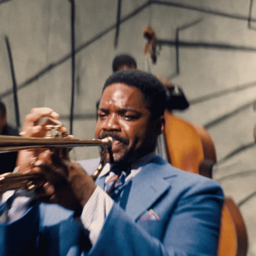 Playing Trumpet Sidney Palmer GIF