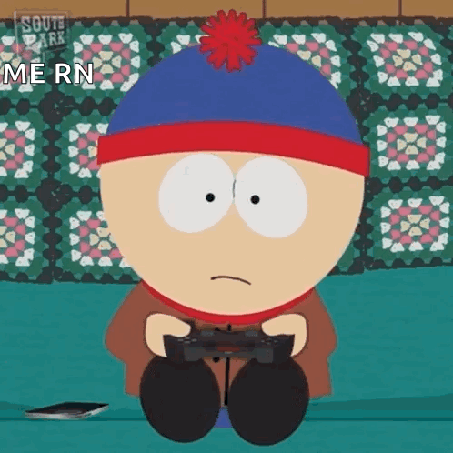 Playing Video Games Stan Marsh GIF