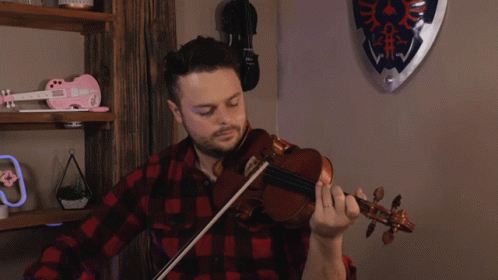 Playing Violin Rob Landes GIF