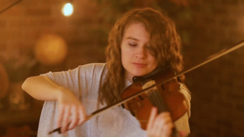 Playing Violin Taylor Davis GIF