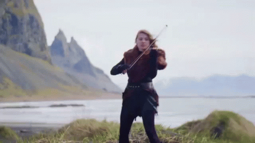 Playing Violin Taylor Davis GIF