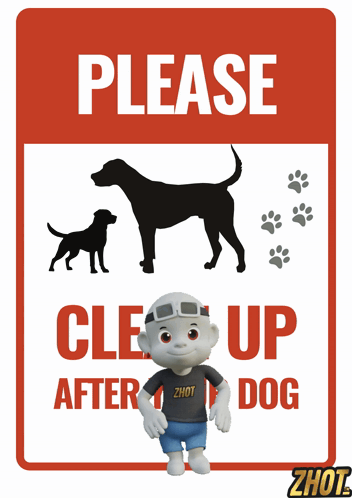Please Clean Up Dog Owners GIF
