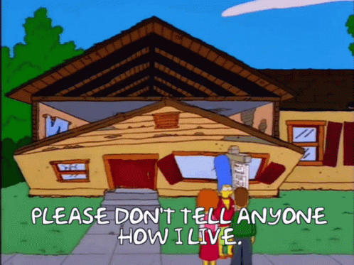 Please Dont Tell Anyone How I Live Lenny GIF