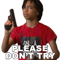 Please Dont Try Ybn Nahmir Sticker